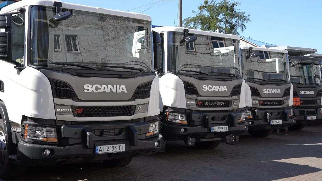 Scania Україна надала вантажівки для відновлення Київської області